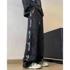 大量现货  压痕扎染脏脏裤休闲长裤直筒 特批P45 控78图片