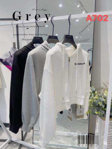 2021新款字母开衫卫衣，女装卫衣/绒衫，优彩