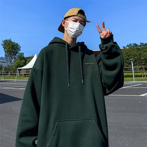 抖音得物供货 可提供视频 春装重磅美式宽松连帽卫衣DL2380图片