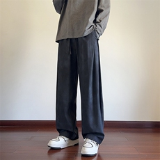 ！815A-MK98562-P45特美式脏脏布折痕休闲裤直筒运动裤男潮，女装休闲裤，星座815A