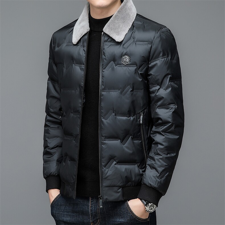 CHG801钱塘2020-2中年男士商务休闲简约百搭冬季厚款羽绒服P200,男装羽绒服,钱塘207-2