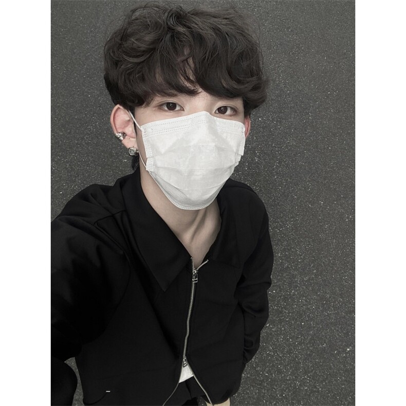 【有货】cleanfit蓝色短款外套男高级感痞帅行政夹克Y165LL-特P55,男装夹克,星座1007（原301D）