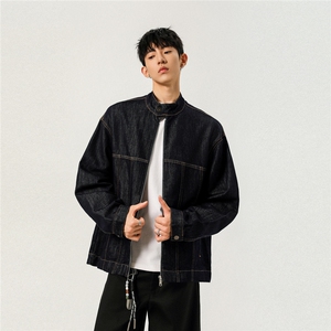 不褪色 2026新高品质牛仔夹克宽松韩版工装潮流水洗外套N108/P105图片