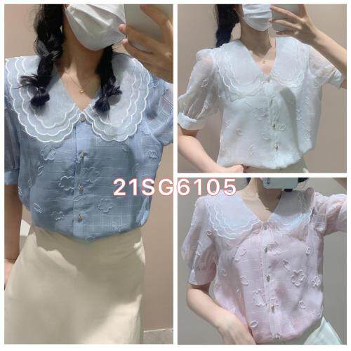 [现货] 夏季新款 娃娃领小衫,女装,嘉乐馨秀(8F)
