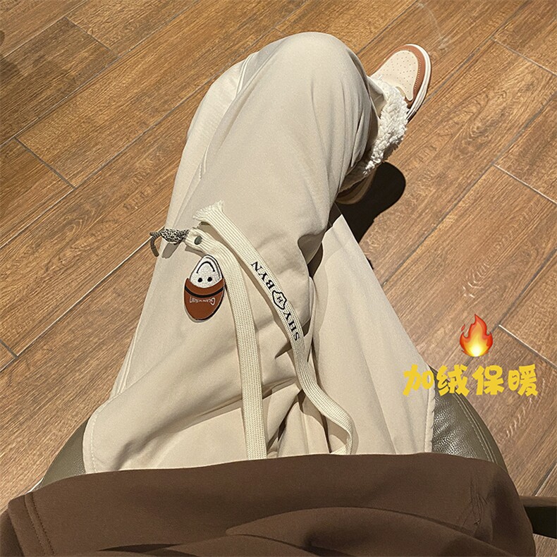 冬天加绒加厚防水羊羔绒休闲裤KK377特P55,男装休闲裤,星座712