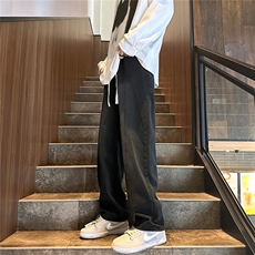 K1223-p35-控58oversizecleanfit牛仔裤褶皱直筒裤老爹裤长裤，男装牛仔裤，星座103A-1