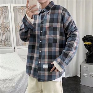 长袖衬衫男港风日系外套C0001P29，男装衬衫，星座1116-2