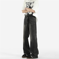 C315-G3031现货高质重工复古洗水闪电纹马骝牛仔裤棚拍(P65X89)3，男装牛仔裤，电商C315