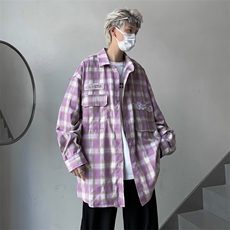 衬衫男长袖2024新款潮牌秋装上衣痞帅休闲衬衣外套男春秋季，男装衬衫，星座716-2