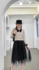 秋装连衣裙,女装连衣裙,雨恋依香