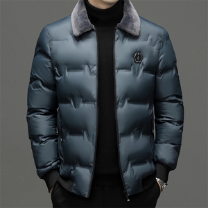 DMF227钱塘2020-2中年男士冬季新款简约百搭冬季厚款棉服P82图片