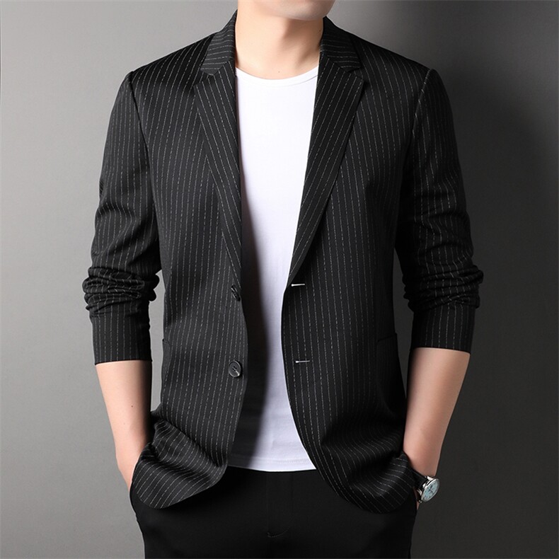 Y4306钱塘2020-2中青年男士时尚休闲简约帅气西服外套P117图片