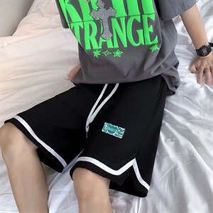 运动休闲短裤男女夏季新款设计感宽松百搭潮流五分裤子DK125-p25图片