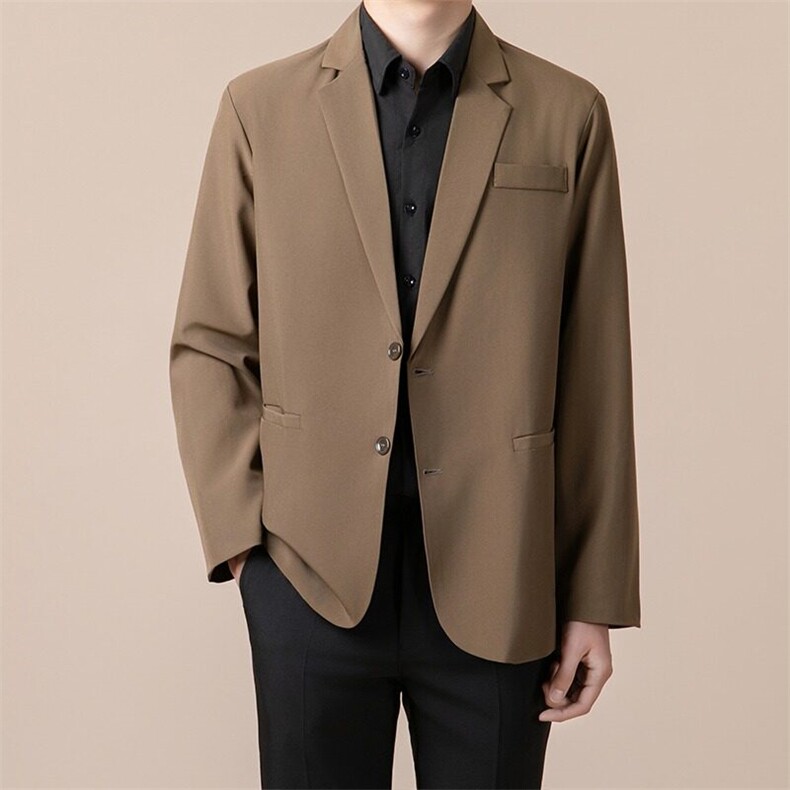 轻熟风小西装男士外套春秋季韩版潮流务休闲西服上衣W24/P60,男装西服,星座506