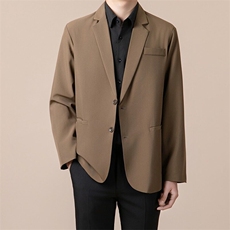 轻熟风小西装男士外套春秋季韩版潮流务休闲西服上衣W24/P60，男装西服，星座506