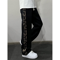 迷彩条纹裤子男春秋美式百搭卫裤直筒休闲运动长裤K176HH-特P38，男装休闲裤，星座1007（原301D）