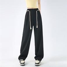 现货抖音高质量夏季冰凉垂感酒红色西装冰丝裤D19P50控78，男装西服套装，电商A268