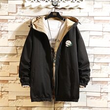 709-JK99-P10020秋款港风情侣双面穿印花休闲夹克外套，男装夹克，星座709