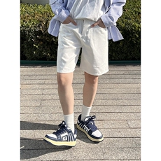 特批P38无差价潮牌ins百搭直筒五分牛仔裤夏季街头男女短裤K006，男装牛仔裤，星座1013-6
