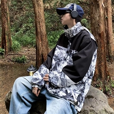 户外运动机能迷彩冲锋衣旅游穿搭KM77-P68，男装夹克，星座1109-3