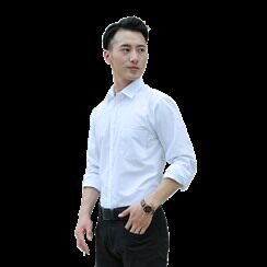 2021年春款长袖加肥加大衬衣大码衬衫男装休闲衬衫1558-2款P55，男装衬衫，星座802