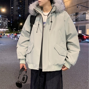 派克棉服貉子毛加厚外套