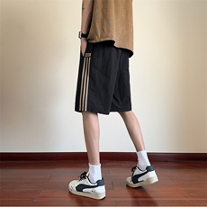 抖音品质夏季冰丝速干气孔三条刚宽松短裤B315-K24169-特p30控58，男装牛仔裤，电商B315