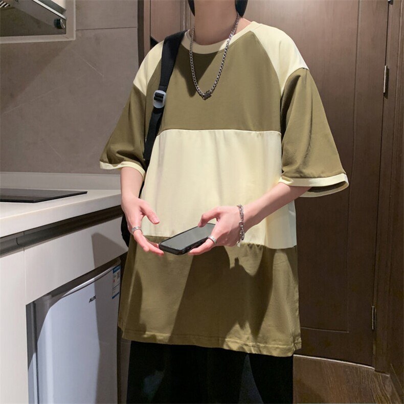 DF237-P35短袖t恤男生夏季2025新款春装潮流美式复古宽松半袖体恤,男装T恤,星座603-2