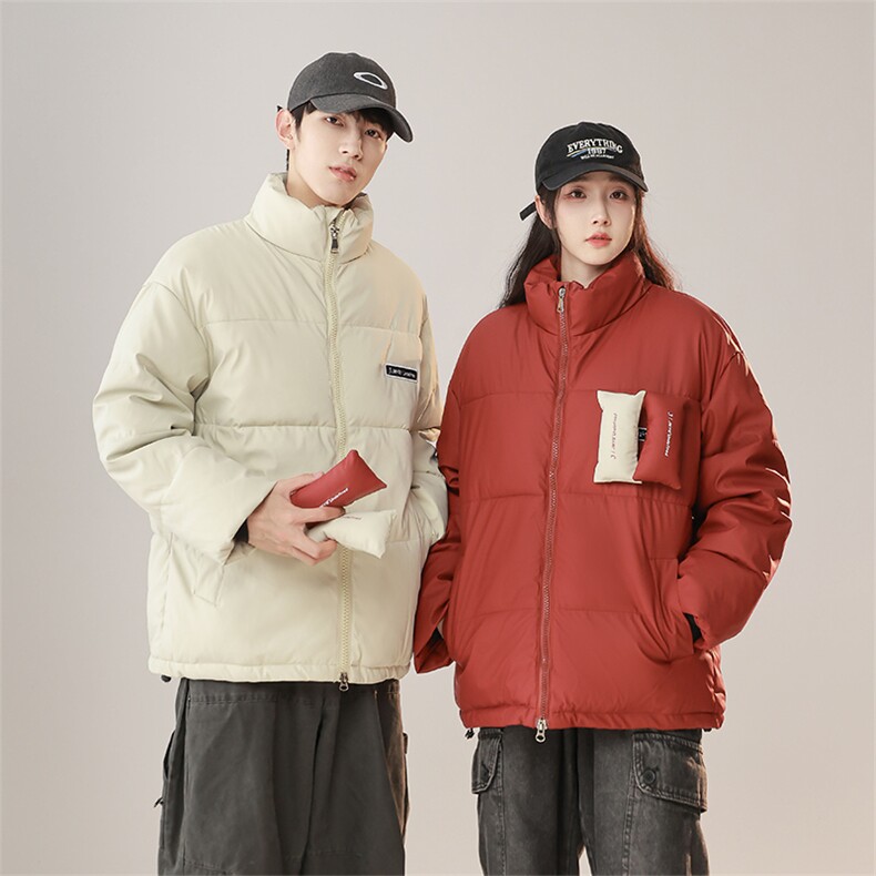 1506-1/M8603/P85美式复古PU皮棉服冬季情侣款宽松韩系棉衣外套1,男装棉衣,星座1506-1