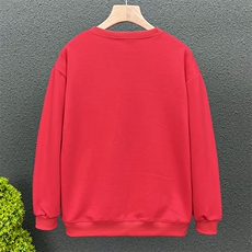 1506-1/WH041薄款/P40新款本命年红色卫衣圆领宽松长袖上衣新年，男装卫衣，星座1506-1