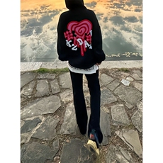 1014-1~KZ3003~特P35-美式痞帅vibe牛仔裤男高街潮牌黑色，男装牛仔裤，星座1014-1