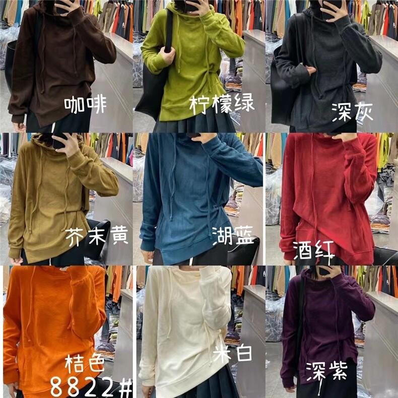 冬季新款帽衫双面绒，其它，月光水岸