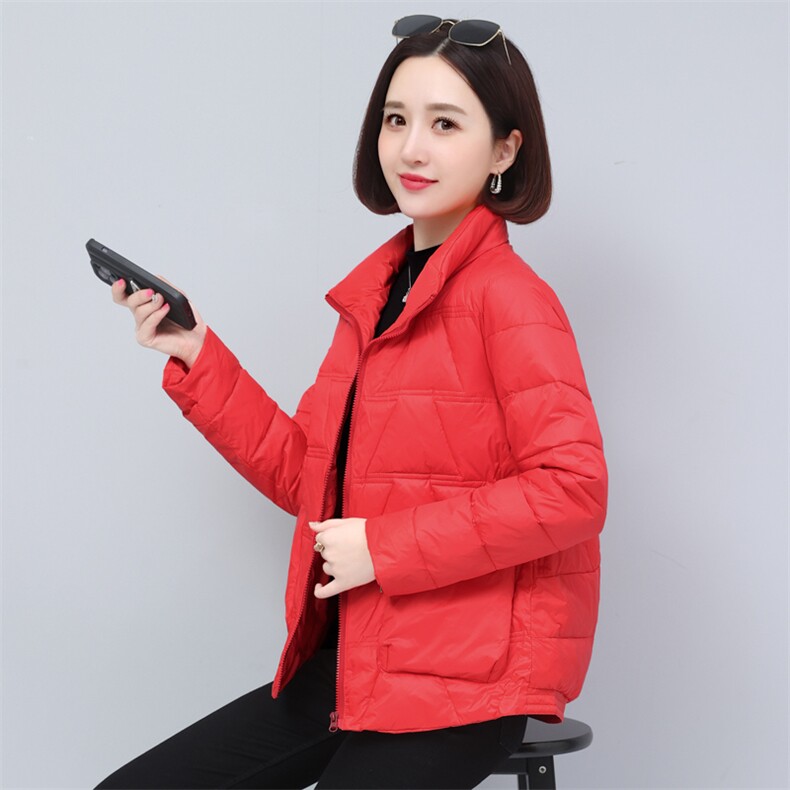 立领羽绒棉衣棉服女冬2022新款休闲小棉袄小个子冬装外套,女装棉衣/棉服,涵誉