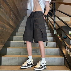 2025夏季新款大口袋冰丝百搭宽松休闲短裤B315-K24088-特p25控48，男装牛仔裤，电商B315