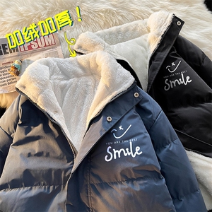 大！冬加绒加厚男士棉衣中性立领保暖棉服品质棉袄MY108特P78图片