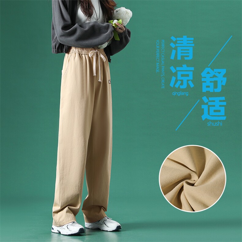 运动裤子男士夏季新款速干休闲裤男薄款春秋潮牌九分 K631-特批38图片