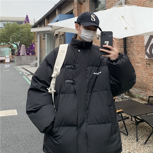 美式高街vibe飞机扣棉服防水男冬季外套加厚保暖小众羽绒棉衣潮牌图片