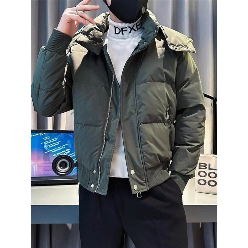 1506-1/MSM6061/P87冬季连帽棉服男修身潮牌上衣2026新款百搭休闲,男装棉衣,星座1506-1