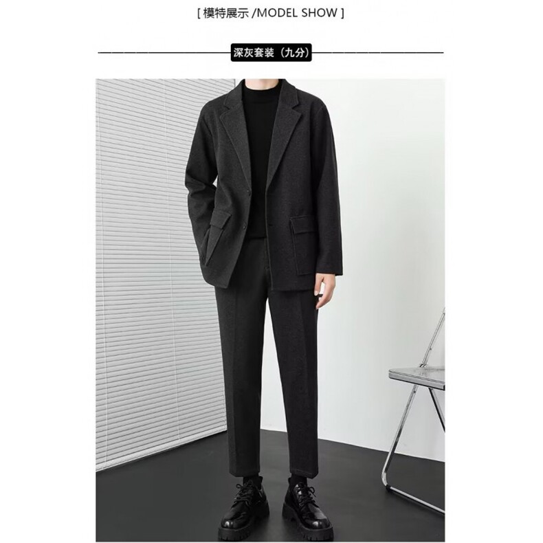 1506-1/GV170/P76港风潮流休闲西服男春秋百搭宽松款，男装西服，星座1506A