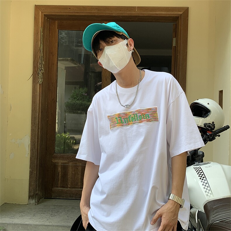 特P35无差价新款百搭潮流时尚短袖T恤-UF3T2010港风,男装T恤,电商A003
