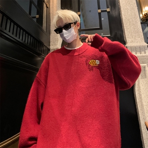 高质量！秋冬季半高领毛衣男士加绒加厚线衣针织衫男DMY502-特P38图片