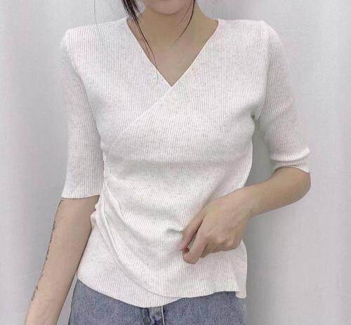 褶皱设计V领外穿、内搭二用衫，其它，魅力元素