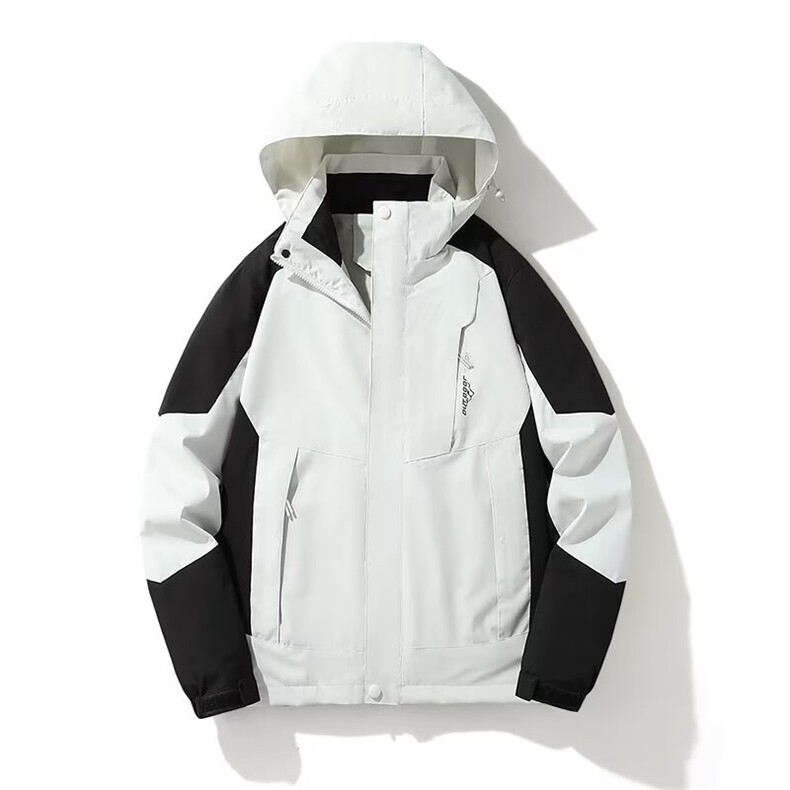 山系户外潮牌冬季冲锋衣男女可拆卸三合一防风西藏登山服外套,男装夹克,星座506B