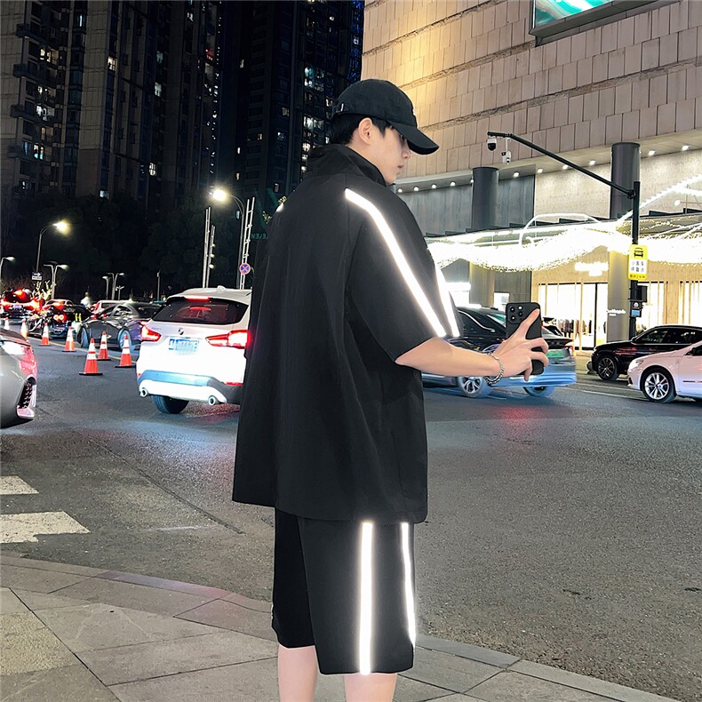 新款夏季休闲套装,男装休闲套装,星座1106-2（原1111B）