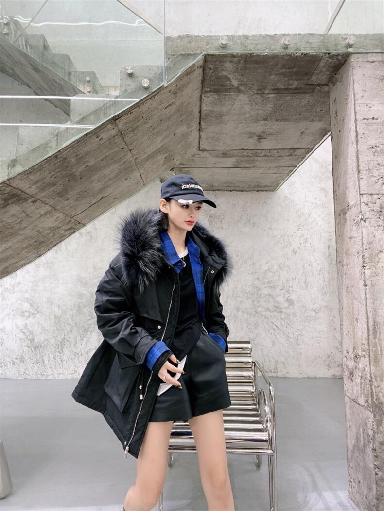 冬装新款派克羽绒服，女装羽绒服，叙号