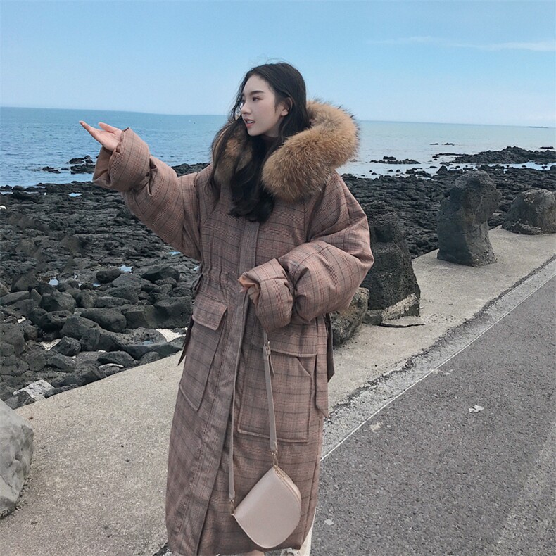 大货已出2021新版侧绑带格子棉衣8605-A85（）,女装棉衣/棉服,浙宝225