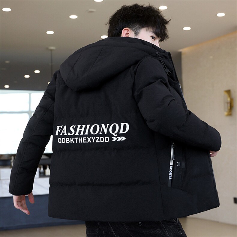男式冬季青少年连帽短款棉衣男时尚百搭棉服外套MY719-P78,男装棉衣,星座310B-3