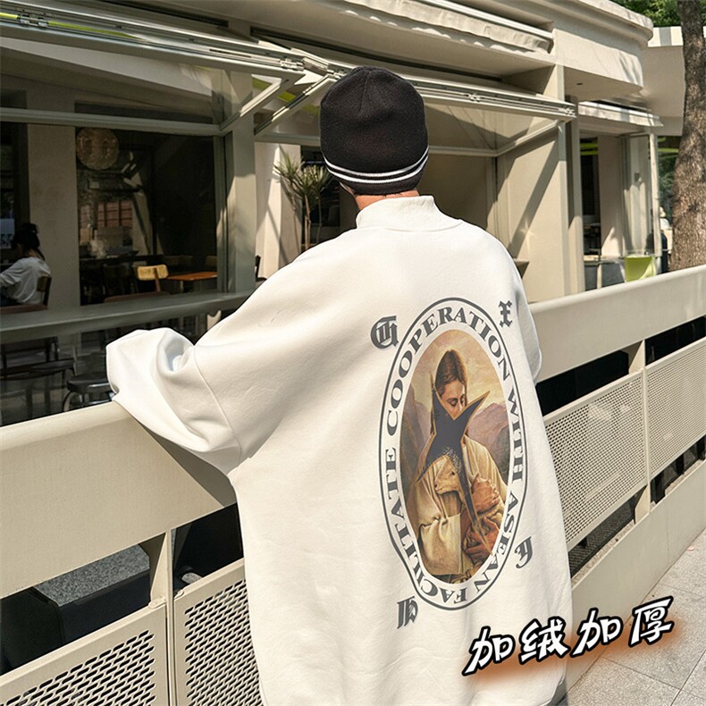 男装加绒加厚高领卫衣B239-G52-P48，男装卫衣，星座514-2(原B239)