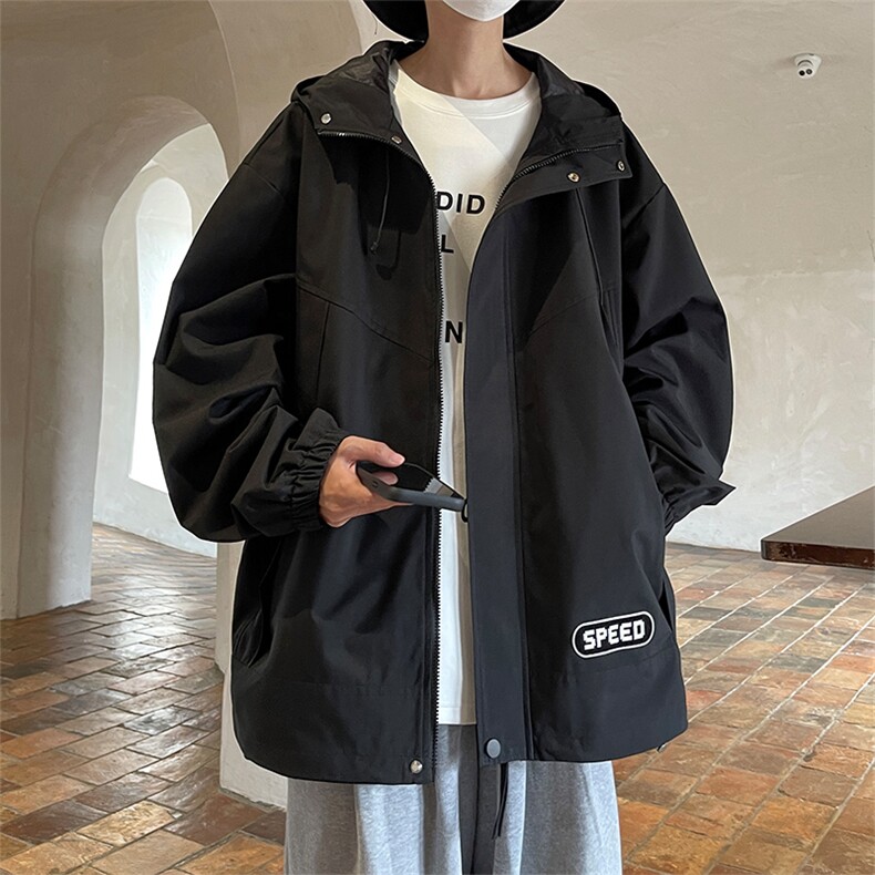 抖音直播品质登山防风多口袋工装冲锋衣外套XZ301ACFY8802P80,男装夹克,星座301A