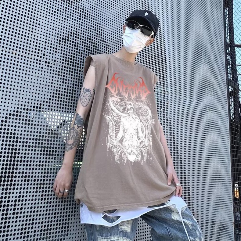 男夏季百搭潮流时尚背心T052P30,男装背心/马甲,星座1116-2